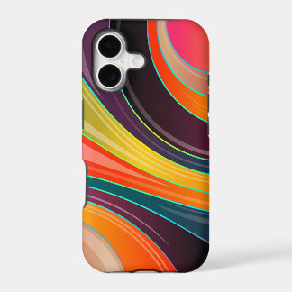 étui de téléphone abstrait tourbillon de cercle co