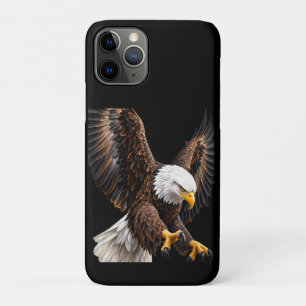 Étui de téléphone ajusté avec un aigle royal chauv