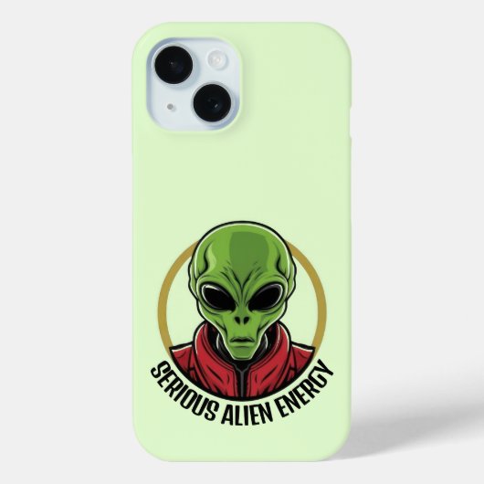 Étui de téléphone Alien Vert (Verso)