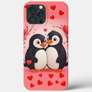 Étui de téléphone Amour de Manchot