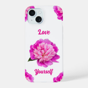 Étui de téléphone Amour de soi Paeonia rose