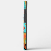 Étui de téléphone amusant, abstrait et coloré (Verso / Gauche)