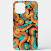 Étui de téléphone amusant, abstrait et coloré (Verso)
