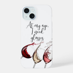 Étui de téléphone amusant pour amateur de vin