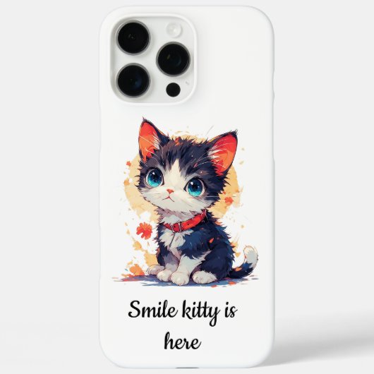 Étui de téléphone avec chat de dessin animé mignon (Verso)
