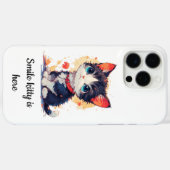 Étui de téléphone avec chat de dessin animé mignon (Verso (horizontal))