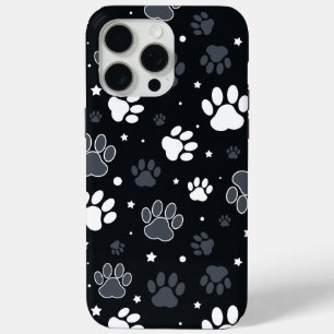 Étui de téléphone avec empreinte de patte de chien