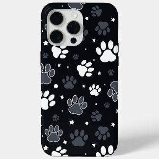 Étui de téléphone avec empreinte de patte de chien