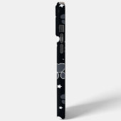 Étui de téléphone avec empreinte de patte de chien (Verso / Gauche)