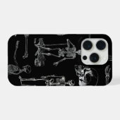 Étui de téléphone avec illustration de squelette v (Verso Horizontal)