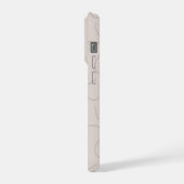 Étui de téléphone avec nom moderne (Côté gauche)