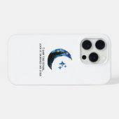 Étui de téléphone avec peinture de nuit étoilée et (Verso Horizontal)