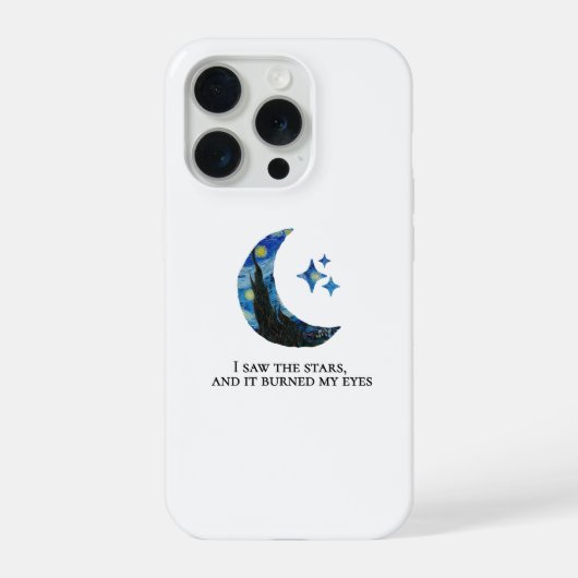 Étui de téléphone avec peinture de nuit étoilée et (Verso)