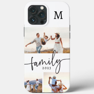Étui de téléphone avec photo de famille