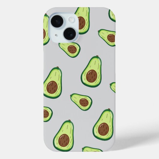 Étui de téléphone Avocat Mignon – Design Vert Esth (Verso)