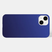 Étui de téléphone bleu (Verso (horizontal))