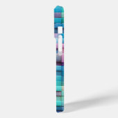 Étui de téléphone bloc pastel texturé moderne - Co (Verso / Gauche)