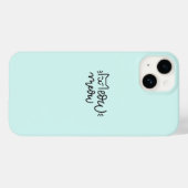 Étui de téléphone Blue Meow (Verso (horizontal))