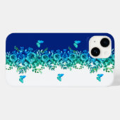 Étui de téléphone Blue Petal Symphony (Verso (horizontal))