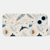 Étui de téléphone Boho Swallow & Sun (Verso (horizontal))