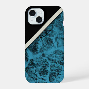 Étui de téléphone "Bois Turquoise"