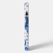 Étui de téléphone botanique Grenade Bleue (Verso / Gauche)
