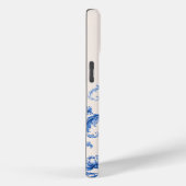 Étui de téléphone botanique Grenade Bleue (Verso / Droite)