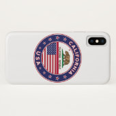 Étui de téléphone Californie (Dos (Horizontal))