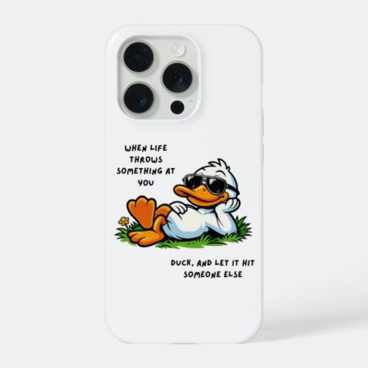 Étui de téléphone Canard Drôle (Verso)
