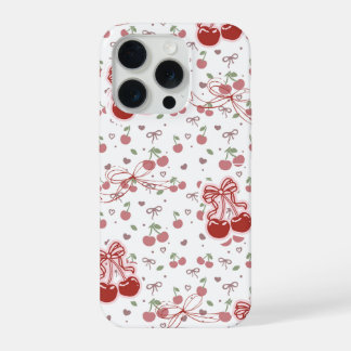 Étui de téléphone Cerise Mignonne avec Cœurs & Rub