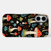 Étui de téléphone champignon vintage (Verso (horizontal))
