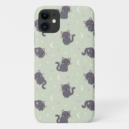 Étui de téléphone Chat Gris Mignon Sage (Dos)