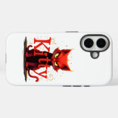 Étui de téléphone Chat Kitty Rouge (Verso (horizontal))