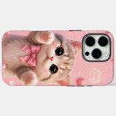 Étui de téléphone chat mignon (Verso (horizontal))