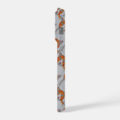 Étui de téléphone chat orange et blanc (Côté gauche)
