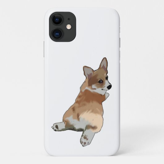 Étui de téléphone Chien Corgi (Dos)