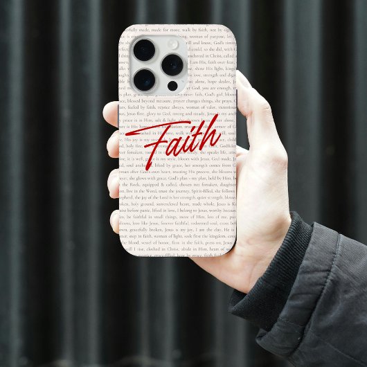 Étui de téléphone chrétien pour femmes avec verset
