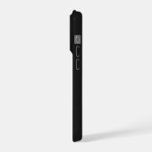 Étui de téléphone citation esthétique noir minimal (Côté gauche)