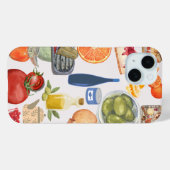Étui de téléphone Collage de Nourriture Gourmet (Verso (horizontal))