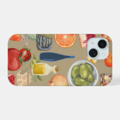 Étui de téléphone Collage de Nourriture Gourmet (Verso Horizontal)