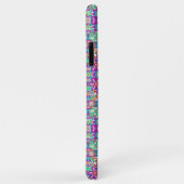 Étui de téléphone coloré avec motifs complexes (Dos/Droite)