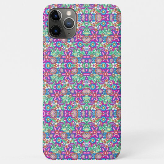 Étui de téléphone coloré avec motifs complexes (Dos)