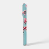 Étui de téléphone Coquette Jusy pour iPhone, Rose (Côté gauche)
