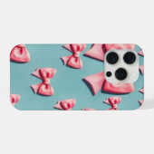 Étui de téléphone Coquette Jusy pour iPhone, Rose (Verso Horizontal)