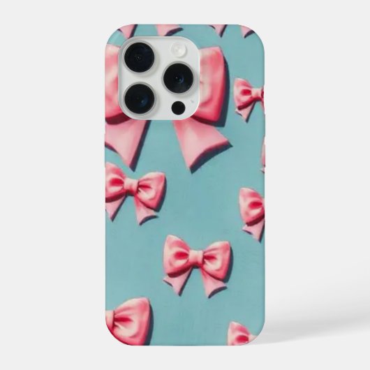 Étui de téléphone Coquette Jusy pour iPhone, Rose (Verso)