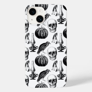 Étui de téléphone Crâne & Sorcière Vintage
