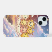 Étui de téléphone Cute Sun Friends Sky (Verso Horizontal)