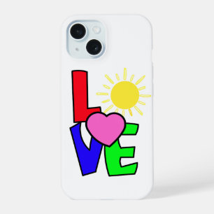 Étui de téléphone d'amour