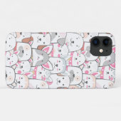 Étui de téléphone de chiens mignons (Dos (Horizontal))