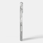 Étui de téléphone de concours Silver Glam Paillett (Verso / Droite)